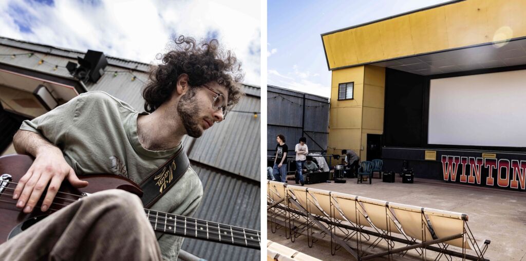 Shade Hadie Brisbane Blues Band at The Vision Splendid Outback Film Festival